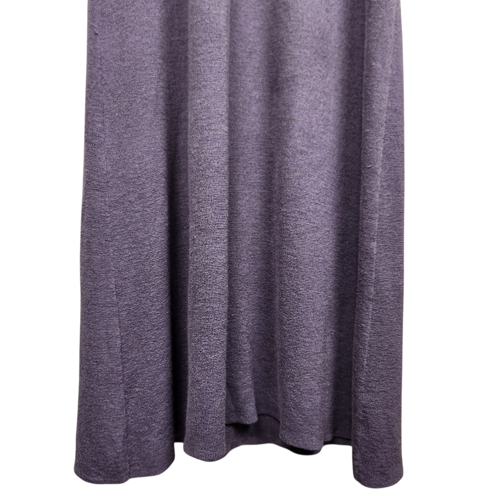 Double D Ranch Linen Blend Knit Heather Purple Plum Maxi Dress Womens Size M - Picture 3 of 8